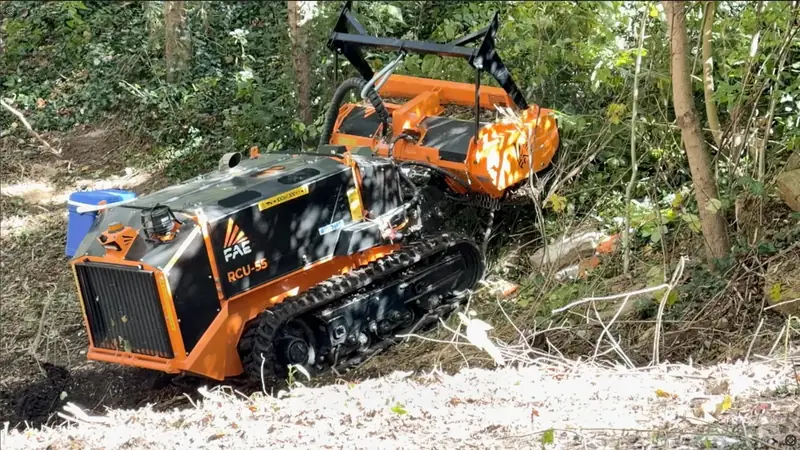 Land clearing in Lake Lure, NC